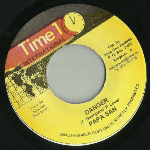 【中古】ジャマイカ7" Papa San Danger NONE Time 1 International /00080