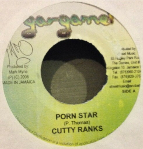 【中古】ジャマイカ7" Cutty Ranks Porn Star NONE Gargamel Music /00080 【中古】ジャマイカ7" Cutty Ranks Porn Star NONE Gargamel Music /00080