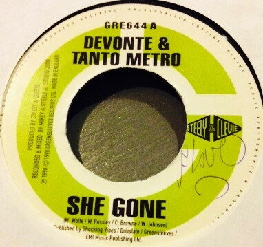 【中古】英7&quot; Tanto Metro &amp; Devonte / Screechie Joe She Gone / Zuggie GRE644 Greensleeves Records /00080