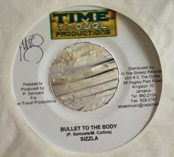 【中古】ジャマイカ7" Sizzla Bullet To The Body NONE Time Travel Productions /00080