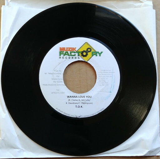 【中古】ジャマイカ7" T.O.K. Wanna Love You NONE Muzik Factory Record /00080 【中古】ジャマイカ7" T.O.K. Wanna Love You NONE Muzik Factory Record /00080