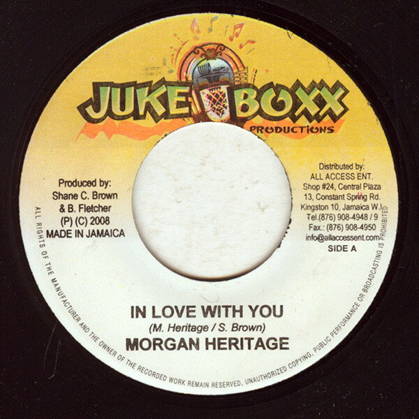 【中古】ジャマイカ7" Morgan Heritage In Love With You NONE Juke Boxx Productions /00080