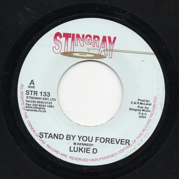 【中古】英7" Lukie D Stand By You Forever STR133 Stingray Records /00080