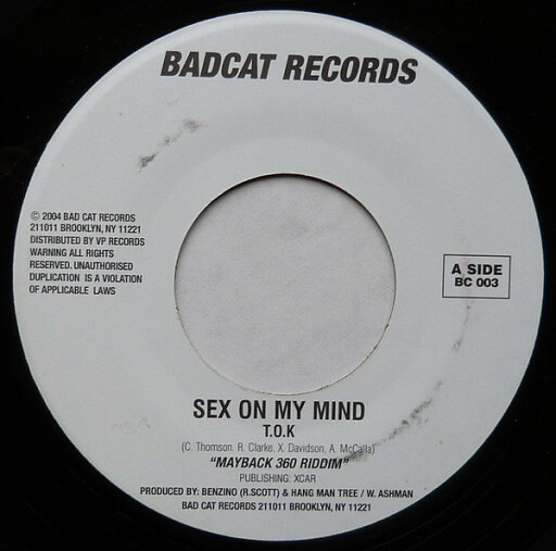 【中古】米7" T.O.K., Mad Cobra Sex On My Mind / Old Dog BC003 Badcat Records /00080 【中古】米7" T.O.K., Mad Cobra Sex On My Mind / Old Dog BC003 Badcat Records /00080
