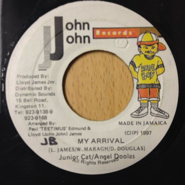 【中古】ジャマイカ7" Junior Cat, Angel Doolas My Arrival NONE John John Records /00080