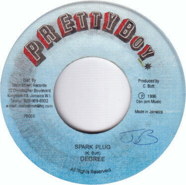 【中古】ジャマイカ7&quot; General Degree Spark Plug PB003 Pretty Boy Records (3) /00080