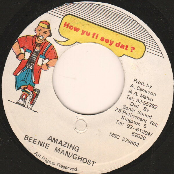 ・アーティスト Beenie Man & Ghost ・タイトル Amazing ・レーベル・型番 How Yu Fi Sey Dat ? MSC325802 ・フォーマット 7インチレコード ・コンディション(盤) 良い (VG+) ・コンディション(ジャケット) ・コンディション(帯) オビなし ・特記事項 サンプル画像です。実際の商品の画像ではありません 商品写真はバーコード/カタログ番号に対応したサンプル画像ですので、お送りする商品の画像ではありません。帯やライナーなどの付属品は、特記事項に記載されている場合のみ含まれます。プロモやカラーレコードなどの仕様についても、該当する場合のみ特記事項に記載しています。 【ご購入前に必ずご確認ください】 ・本店サイト(www.recordcity.jp)とは価格、送料が違います ・本店サイト、その他支店のオーダーとは同梱発送できません ・注文確定後に別の注文を頂いた場合、注文同士の同梱は致しかねます。 ・別倉庫から発送しているため、店頭受け渡しは対応しておりません ・一部商品は他の通販サイトでも販売しているため、ご注文のタイミングによっては商品のご用意ができない場合がございます。 ・土日祝日はお休みです 金曜・祝前日9時以降のご連絡またはご入金は、返答または発送が週明け・祝日明けに順次対応となります。 ・ご購入後のキャンセル不可 ご購入後のキャンセルはいかなる理由においてもお受けできません。ご了承の上、ご購入くださいませ。 ・日本郵便(ゆうパック/ゆうメール)によるお届けになります。 ・中古品であることをご理解ください 当ストアでは中古商品を主に販売しております。中古品であることをご理解の上ご購入ください。また、一部商品はRecordCityオンラインストアで試聴可能です。 ・返品について お客様のご都合による返品は一切承っておりません。 表記の内容と実際の商品に相違がある場合、また針飛び等で返品・返金をご希望される場合は、商品の到着後1週間以内にご連絡ください。商品の返送をこちらで確認後、キャンセル・返金を行います。 コンディションVG以下の商品は返品できません。プレイに影響のない表面のこすれ傷、プレス起因のノイズ盤は返品の対象外です。 【コンディション表記】 ・ほぼ新品(M-)(Like New) 完全な新品。未使用。当店ではほぼ使用しません ・非常に良い(EX)(Excellent) 中古盤として美品な状態。わずかな経年を感じるものの傷みを感じさせない、当店基準で最高の状態 ・良い(VG+)(Very Good Plus) 丁寧に扱われた中古品で、軽い使用感がみられる。 ・可(VG)(Acceptable) 使い込まれた中古品で、「良い」よりもさらに使用感がみられる。 ・悪い(VG-)(Bad) 状態が悪いアイテム。使用の保障はなく、再生不可、針飛び、目立つノイズがあるかもしれない。状態によるクレーム不可。返品不可。 ・非常に悪い(G)(Very Bad) 「悪い」よりさらに状態が悪いアイテム。使用の保障はなく、再生不可、針飛び、目立つノイズがあるかもしれない。状態によるクレーム不可。返品不可。 ・ジャンク(Fair)(Junk/Fair) 割れている、反っている、水ダメージがある、カビ、ジャケットが分離している、ひどい書き込み、ひどい擦れなど最低の状態。使用の保障はなく、再生不可、針飛び、目立つノイズがあるかもしれない。状態によるクレーム不可。返品不可。 ・ジャンク(Poor)(Junk/Poor) 割れている、反っている、水ダメージがある、カビ、ジャケットが分離している、ひどい書き込み、ひどい擦れなど最低の状態。使用の保障はなく、再生不可、針飛び、目立つノイズがあるかもしれない。状態によるクレーム不可。返品不可。