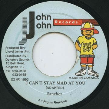 【中古】ジャマイカ7" Sanchez I Cant Stay Mad At You NONE John John Records /00080 【中古】ジャマイカ7" Sanchez I Cant Stay Mad At You NONE John John Records /00080