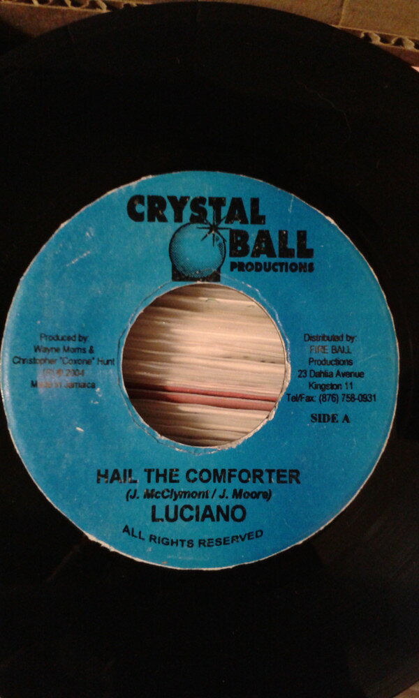 Artist Name: M - 【中古】ジャマイカ7" Luciano Hail The Comforter NONE Crystal Ball Productions /00080