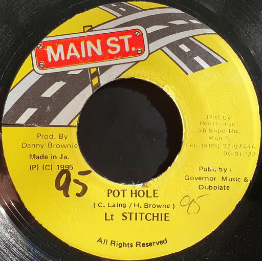 【中古】ジャマイカ7" Lieutenant Stitchie Pot Hole NONE Main St. /00080 【中古】ジャマイカ7" Lieutenant Stitchie Pot Hole NONE Main St. /00080