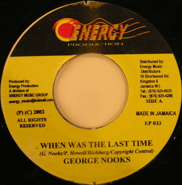 쥳ɥƥ ŷԾŹ㤨֡šۥޥ7" George Nooks / Firehouse Crew When Was The Last Time EP0033 Energy Production (2 /00080פβǤʤ493ߤˤʤޤ