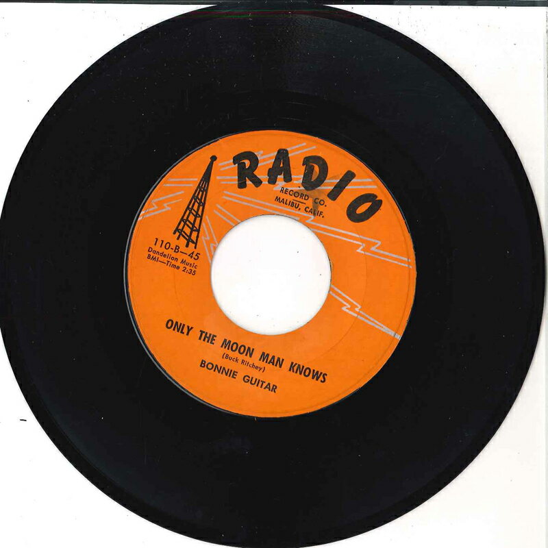 【中古】露7" Bonnie Guitar Shanty Boat / Only The Moon Man Knows 110 RADIO /00080