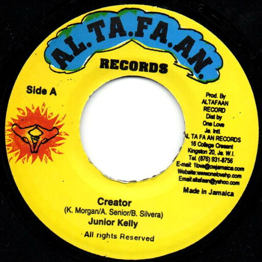 【中古】ジャマイカ7" Junior Kelly Creator NONE Al.Ta.Fa.An. /00080 【中古】ジャマイカ7" Junior Kelly Creator NONE Al.Ta.Fa.An. /00080