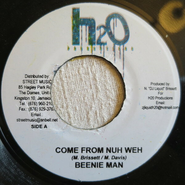 Other - 【中古】ジャマイカ7" Beenie Man Come From Nuh Weh NONE H2O Productions /00080