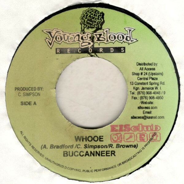 【中古】ジャマイカ7" Buccaneer / Frisco Kid Whooe / No Treat NONE Young Blood Records /00080