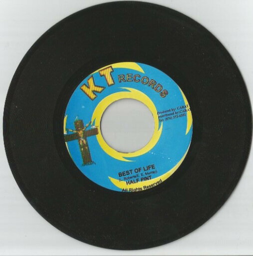 【中古】ジャマイカ7" Half Pint, Andrew Coombs Best of life / Keep Your Vibes NONE KT Records /00080 【中古】ジャマイカ7" Half Pint, Andrew Coombs Best of life / Keep Your Vibes NONE KT Records /00080