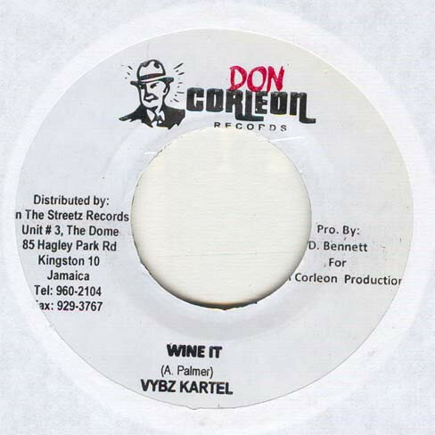 【中古】ジャマイカ7" Vybz Kartel Wine It NONE Don Corleon Records /00080