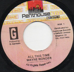 【中古】ジャマイカ7" Wayne Wonder All This Time NONE Penthouse Vintage /00080