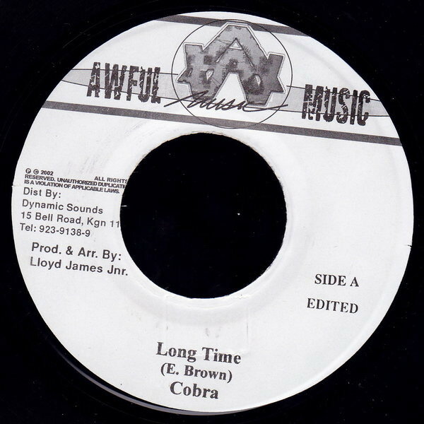 【中古】ジャマイカ7" Mad Cobra Long Time NONE Awful Music /00080