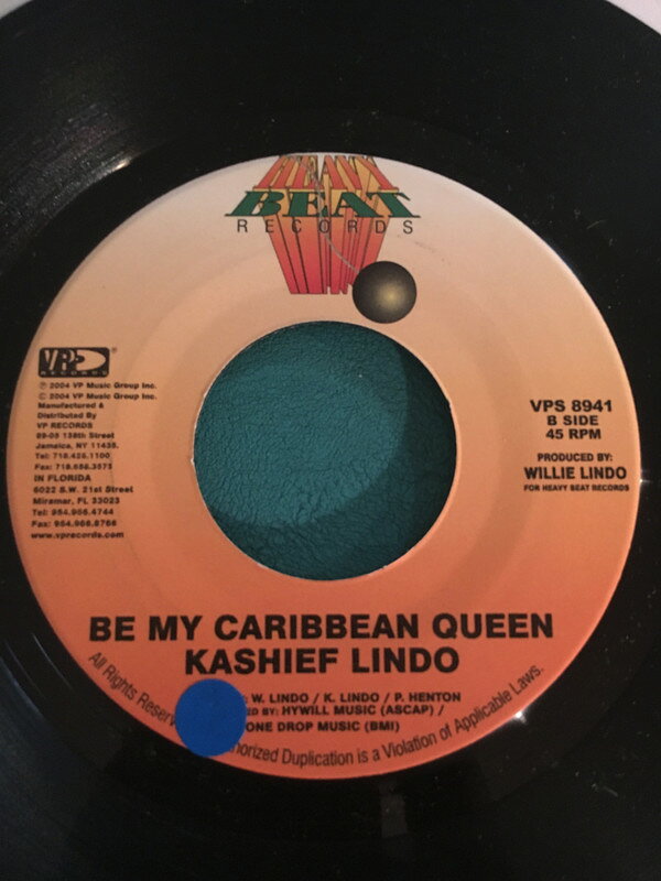【中古】米7" Kashief Lindo Be My Caribbean Queen VPS8941 Heavy Beat Records /00080