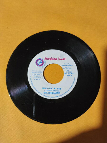 【中古】ジャマイカ7" Mr.Brillant Who god bless NONE Shocking Vibes /00080