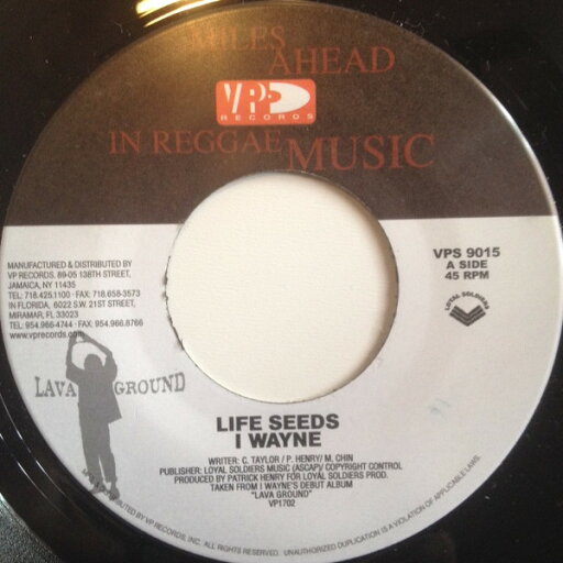 【中古】米7" I Wayne Life Seeds / Touch Her Softly VPS9015 VP US /00080 【中古】米7" I Wayne Life Seeds / Touch Her Softly VPS9015 VP US /00080