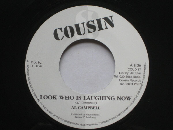 【中古】英7" Al Campbell Look Who Is Laughing Now COUD17 Cousin /00080