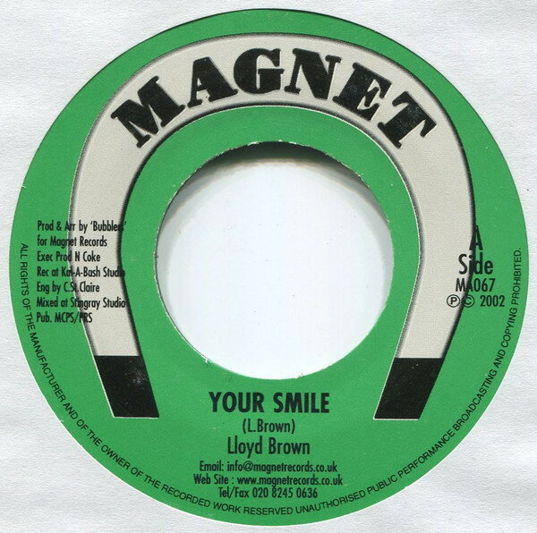 Other - 【中古】英7" Lloyd Brown Your Smile MA067 Magnet /00080