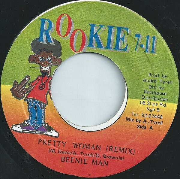 Artist Name: M - 【中古】ジャマイカ7" Beenie Man Pretty Woman (Remix) NONE Rookie 7-11 /00080