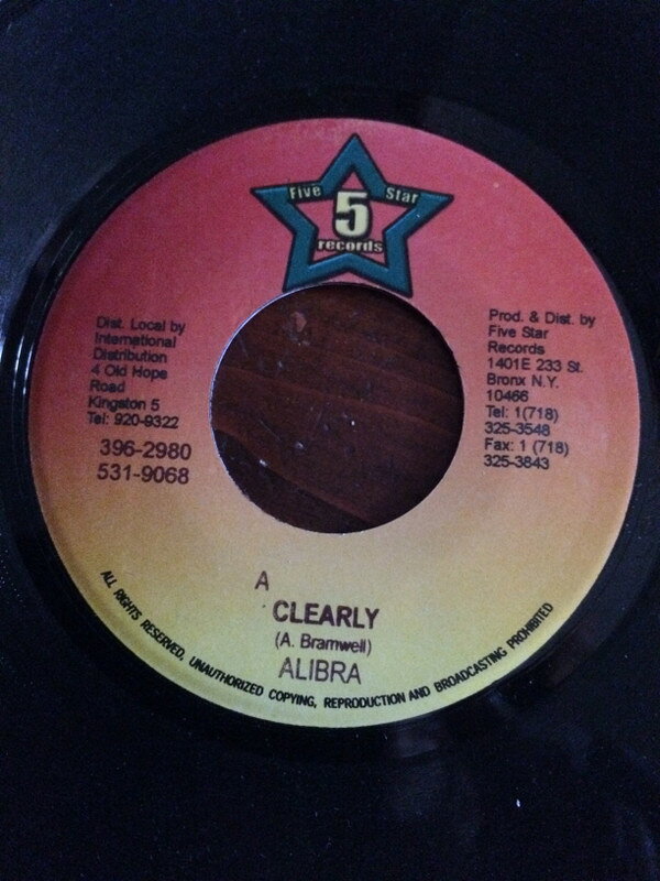 米7" Alibra Clearly / In My World NONE Five Star Records (6) /00080
