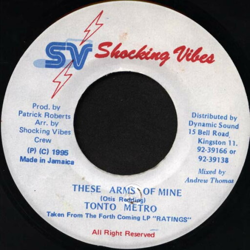 【中古】ジャマイカ7" Tanto Metro These Arms Of Mine NONE Shocking Vibes /00080 【中古】ジャマイカ7" Tanto Metro These Arms Of Mine NONE Shocking Vibes /00080