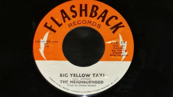 【中古】7” Neighborhood Big Yellow Taxi / Laugh FLB64 Flashback Records /00080