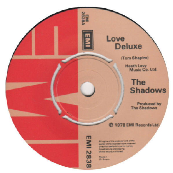 Artist Name: J - 【中古】7” Shadows Love Deluxe EMI2838 EMI /00080