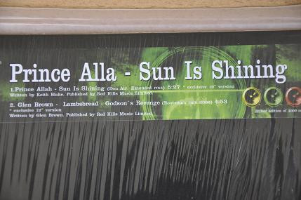 12” Prince Alla / Glen Brown Sun Is Shining / Lambsbread SELECTCUTS6017 Select Cuts /00250