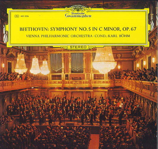 【中古】LP カール・ベーム, ウィーン・フィ ベートーヴェン 交響曲 第5番 ハ短調、作品67 MG2226 DEUTSCHE GRAMMOPHON recordcity-11207006 RECORD CITY 楽天市場店 パッケージ画像