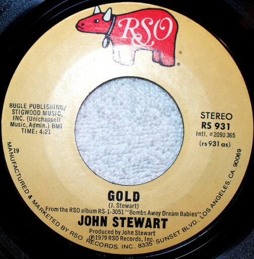 【中古】米7" John Stewart Gold RS931 RSO /00080 【中古】米7" John Stewart Gold RS931 RSO /00080