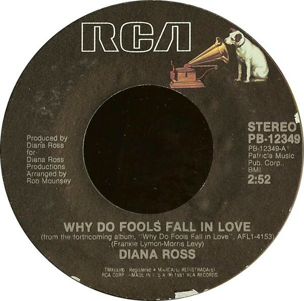쥳ɥƥ ŷԾŹ㤨֡š7" Diana Ross Why Do Fools Fall In Love PB12349 RCA /00080פβǤʤ543ߤˤʤޤ