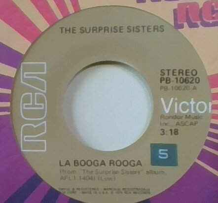 【中古】米7" Surprise Sisters La Booga Rooga PB10620 RCA /00080