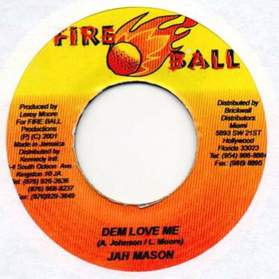 【中古】ジャマイカ7" Jah Mason Dem Love Me none Fire Ball Records (2) /00080 【中古】ジャマイカ7" Jah Mason Dem Love Me none Fire Ball Records (2) /00080