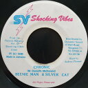 【中古】ジャマイカ7" Beenie Man & Silver Cat Chronic NONE Shocking Vibes /00080