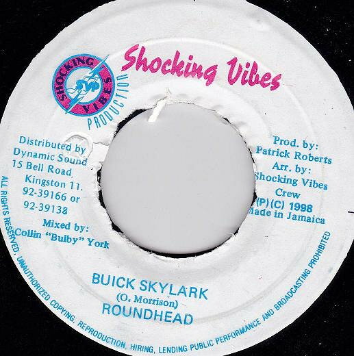 ジャマイカ7" Round Head Buick Skylark NONE Shocking Vibes /00080