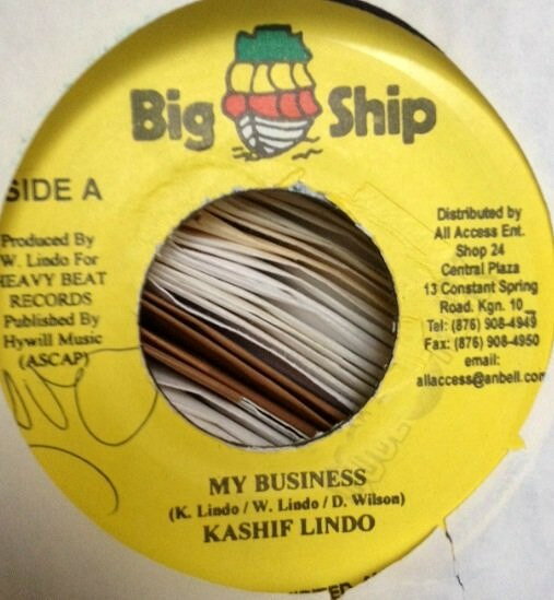 【中古】ジャマイカ7" Kashief Lindo My Business NONE Big Ship /00080