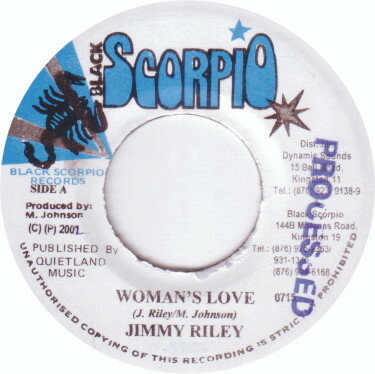 šۥޥ7" Jimmy Riley Womans Love 0715 Black Scorpio (2) /00080