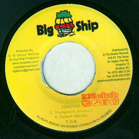 【中古】ジャマイカ7" T.O.K. Forever NONE Big Ship /00080 【中古】ジャマイカ7" T.O.K. Forever NONE Big Ship /00080