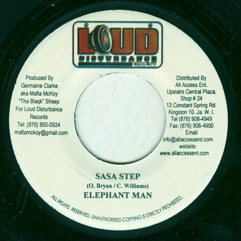 【中古】ジャマイカ7" Elephant Man / DAngel Sasa Step / Sexyness NONE Loud Disturbance Records /00080
