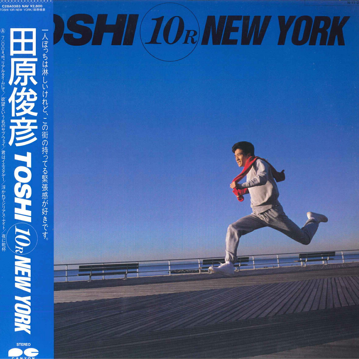 【中古】LP 田原俊彦 Toshi 10r New York C28A0383 CANYON /00400