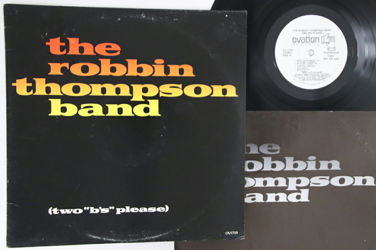 米LP Robbin Thompson Band (Two "bs" Please) OV1759PROMO OVATION プロモ /00260