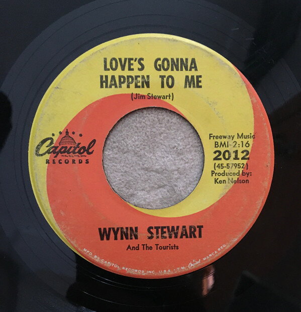 【中古】米7" Wynn Stewart And The Tourists Loves Gonna Happen To Me 2012 Capitol Records /00080