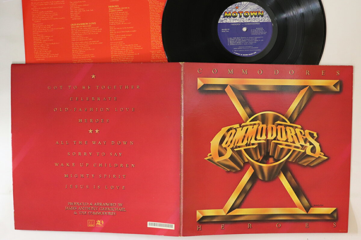 【中古】米LP Comodores Heroes M8939M1B MOTOWN /00400