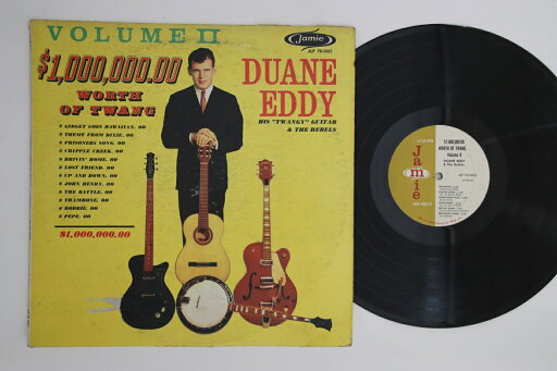 【中古】LP Duane Eddy & His "twangy" Guitar And Rebels $1,000,000.00 JLP703021 JAMIE US /00260 【中古】LP Duane Eddy & His "twangy" Guitar And Rebels $1,000,000.00 JLP703021 JAMIE US /00260